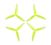 Pexorin 16 pezzi/8 paia 3 pale elica tripla, for Nazgul F5 FPV Drone parte 5 pollici con foro di montaggio 5 mm Elica per droni(Crystal yellow)