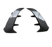 Pexorin 2 pezzi di rivestimento for paraurti posteriore, for, for Benz, Classe A W177 A180 A200 A220 Hatchback 2018-2023, parafanghi canard spoiler paraurti posteriore(Carbon Look)
