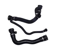Pexorin 2 pezzi tubo flessibile pompa acqua radiatore refrigerante superiore inferiore, for BMW, E60 E63 E64 545i 645Ci 2004 2005 17127519248 17127508011 Tubo flessibile del termostato