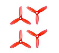 Pexorin 24 pezzi/12 paia 3028 PC Elica 3 pollici Paddle CW CCW Eliche FPV Drone Quadcopter Multicopter Sostituzione dell'elica del drone(Rot)