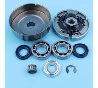 Pexorin 3/8 "6T Tamburo Frizione Sperone Rondella Cuscinetto Kit Paraolio, for STIHL, 018 MS180 MS180C 017 MS170 MS170C MS 180 170 Motosega Kit cuscinetto albero motore motosega