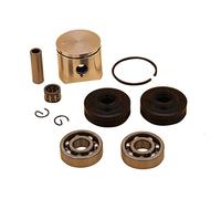 Pexorin 38mm 40mm Pistone Anello Manovella Cuscinetto a sfere Paraolio, for HUSQVARNA, 36 136 136LE 137 137e 41 141 142 142e Parti di motoseghe Kit cuscinetto albero motore motosega(HUS137 38mm)