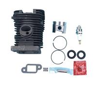 Pexorin 38mm Cilindro Pistone 10mm Pin Candela Paraolio, for STIHL, 017 018 MS170 MS180 MS 170 180 Motosega Marmitta Guarnizione Pezzo di Ricambio Kit cuscinetto albero motore motosega