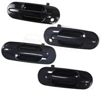 Pexorin 4 pezzi for CR-V CRV 1997 1998 1999 2000 2001 Sinistra Destra Nero Maniglia esterna for porta anteriore posteriore Kit esterno esterno Maniglia per porta interna