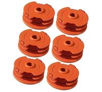 Pexorin 6Pack Bobina di filo di ricambio for decespugliatore WX100, for McGregor MET6032 MET4530 MET3525 Worx WG119E bobina tosaerba