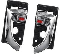 Pexorin 82620-2Z02, for Hyundai, for Tucson 2005 2006 2007 2008 2009 Interni auto Maniglia interna della porta Sinistra Destra Set Accessori Maniglia per porta interna(BLACK 2pcs Chrome)