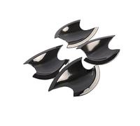 Pexorin Adesivi for maniglie delle portiere delle auto in cromo nero lucido, for Hyundai, for Elantra, accessori for lo styling 2012-2016 copertura per maniglia portiera auto(BLACK Black Bowl)