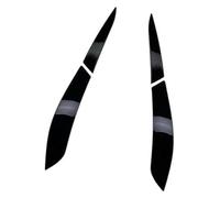 Pexorin Adesivi for palpebre sopracciglio faro anteriore for VW, for Golf, 6 MK6, for GTI R 2009 2010 2011 2012 copertura per palpebre dei fari delle auto(BLACK Glossy black)