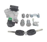 Pexorin Al160 Set completo di serrature Interruttore di accensione Cilindro serratura porta Trans 2 chiavi con 48 chip, for Accord, 2003-2005 Blocco dell'interruttore di accensione dell'auto(BLACK Key