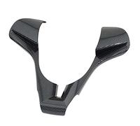 Pexorin Auto Aggiornamento Decorazione del Volante Dell'automobile Copertura Trim Adesivi, for Chevrolet, for Chevry, for Cruze, for Sedan Hatchback 2009-2014 Adesivo per volante(BLACK Carbon Fiber Bl