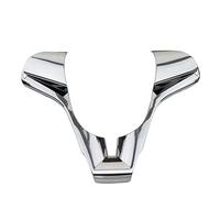 Pexorin Auto Aggiornamento Decorazione del Volante Dell'automobile Copertura Trim Adesivi, for Chevrolet, for Chevry, for Cruze, for Sedan Hatchback 2009-2014 Adesivo per volante(BLACK Silver)