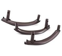 Pexorin Auto Pannello Interno Della Porta Maniglia Interna Tirare Trim Copertura LHD RHD, for, F15 X5 F16 X6 2014 2015 2016 2017 2018 Maniglia per porta interna(Schwarz)