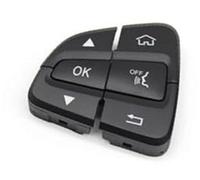 Pexorin B;ack W205 W253 LHD RHD Volante Multifunzione for Auto Pulsanti di Controllo Copertura, for Mercedes-Benz Classe C GLC Kit pulsanti al volante(LWFT)