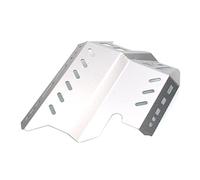 Pexorin Barra di protezione for moto sotto la protezione del motore Cavalletto Supporto di parcheggio Copertura della griglia del radiatore CB400X 400X Piastra paramotore per moto(Silver)