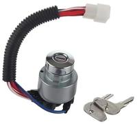 Pexorin Blocco controllo accensione avviamento vei Interruttori a pulsante per auto Interruttore chiave di accensione 5 fili, per trattore per Kubota L2501 L2600 L2800 L3400 Mx4700 Mx5000