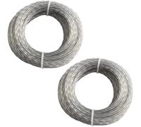 Pexorin Bobina di Ricambio per Filo da Taglio, per tagliabordi e | decespugliatori elettrici 2,4 mm 2,7 mm 3,0 mm x 15 m