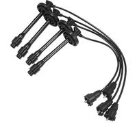 Pexorin Cavi bobina candela auto Cavo cablaggio accensione 5mm, for Corolla, for Chevrolet Prizm 1998 1999 Confezione da 4 Cavo di accensione