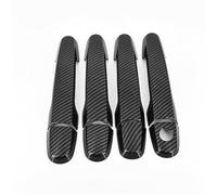 Pexorin Copertura maniglia portiera auto in fibra di carbonio cromata, for Toyota, Allion Premio T240 2001-2006 Accessori for lo styling copertura per maniglia portiera auto(BLACK Carbon 1 Keyhole)