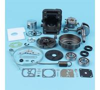 Pexorin Cuscinetti tamburo frizione albero motore carburatore da 38 mm, for STIHL, 017 018 MS170 MS180 Kit freno catena motosega Paraolio Carb Kit cuscinetto albero motore motosega