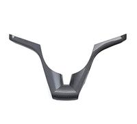 Pexorin, for Chevrolet, Cruze, Trax Tracker Sedan Hatchback 2009-2015 Copertura del rivestimento del volante dell'auto Accessori adesivi cromati Adesivo per volante(BLACK Carbon fiber)