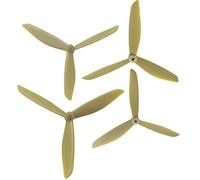 Pexorin, for HUBSAN, 501S X4 HS700 Triangolo Vane Aggiornato MJX B3 B3 PRO B2SE Rc Quadcopter Drone (MJX Bugs 3) Parti di Riparazione Accessori Elica per droni(Gold)