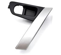Pexorin For NISSAN, Qashqai, J10 2007-2015 Base maniglia portiera auto Maniglia interna Maniglia argentata Coperchio in ABS Maniglia per porta interna(BLACK Left Set)