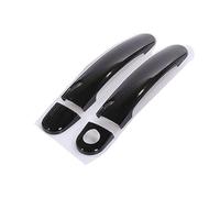 Pexorin For Seat, Leon MK2 1P FR FR+, for Cupra, 2006~2012 Copri maniglie portiere cromate nere lucide for auto, accessori, adesivi for lo styling copertura per maniglia portiera auto(BLACK Model 6)