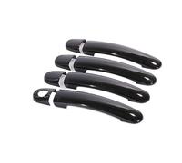 Pexorin For Seat, Leon MK2 1P FR FR+, for Cupra, 2006~2012 Copri maniglie portiere cromate nere lucide for auto, accessori, adesivi for lo styling copertura per maniglia portiera auto(BLACK Model 1)