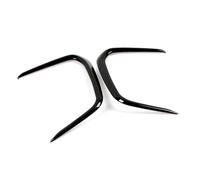 Pexorin For TOYOTA, for, Berlina 2019-2021, Adesivo for cornice anello lampada fendinebbia anteriore in fibra di carbonio nero opaco argento Copertura fendinebbia(Style D)
