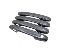 Pexorin For Toyota, Wish AE20 2010 2011 2012 2013 2014 2015 2016 2017 Adesivo for rivestimento maniglia portiera auto in fibra di carbonio copertura per maniglia portiera auto(BLACK Keyless Entry)