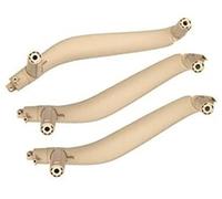 Pexorin For, X5 X6 F15 F16 2014 2015 2016 2017 2018 Car Interior Door Inside Pull Handle Set di ricambio 3 pezzi Maniglia per porta interna(Beige)