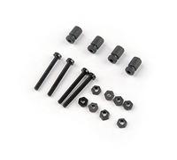 Pexorin FPV Racing Drone Quadcopter Kit Telaio 105mm Interasse Rack 3D Stampato TPU Canopy Supporto Batteria Pezzi di Ricambio Ricambio per la Manutenzione del carburatore(Screw mounting Kit)