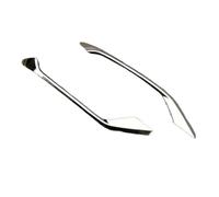 Pexorin HR-V HRV, for Vezel, 2014 2015 2016 2017 2018, Car Detector ABS Chrome Trim Back Tail Rear Fog Light Lamp Cover Frame Panel Copertura fendinebbia(Style 1)