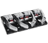 Pexorin Interni auto Maniglia interna della porta Sinistra Destra Set Accessori 82620-2Z02, for Hyundai, for Tucson, 2005 2006 2007 2008 2009 Maniglia per porta interna(BLACK 4pcs Chrome)