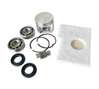 Pexorin Kit anelli spinotto pistone da 38 mm Kit paraolio cuscinetto albero motore Kit guarnizioni, for parti motosega STIHL, 018 MS180 Kit cuscinetto albero motore motosega