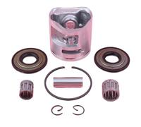 Pexorin Kit anello elastico spinotto pistone da 44 mm, for Husqvarna, motosega 450 E Pezzo di ricambio Guarnizione olio manovella Cuscinetto ad ago Kit cuscinetto albero motore motosega