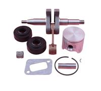 Pexorin Kit anello pistone albero motore albero motore 42mm, for Husqvarna, 340 345 Guarnizione paraolio Cuscinetto ad ago Parte di ricambio for motosega Kit cuscinetto albero motore motosega