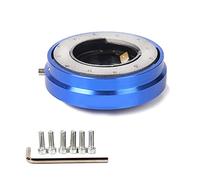Pexorin Kit boss a scatto con adattatore for mozzo a sgancio rapido for volante versione sottile Mozzo del volante(Blue)