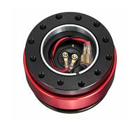 Pexorin Kit boss adattatore mozzo a scatto for volante universale for auto a sgancio rapido in alluminio a 6 fori Mozzo del volante(Rot)
