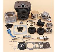 Pexorin Kit cilindro carburatore cuscinetto paraolio starter acceleratore asta 44mm, for Husqvarna 340 350 345, pezzi di ricambio motore motosega Kit cuscinetto albero motore motosega