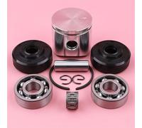 Pexorin Kit cuscinetto ad ago for anello elastico for spinotto pistone da 38 mm, for Husqvarna, parti di motosega 136 137 Kit cuscinetto albero motore motosega