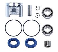 Pexorin Kit cuscinetto manovella albero motore cuscinetto ad ago pistone da 42,5 mm, for pezzi di ricambio for motosega STIHL, 025 Ms250 Ms 250 Kit cuscinetto albero motore motosega