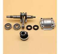 Pexorin Kit di aspirazione paraolio coperchio manovella albero motore da 8 mm, for STIHL 017 018 MS170 MS180 MS 170 180, pezzi di ricambio for motoseghe Kit cuscinetto albero motore motosega