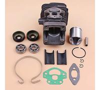 Pexorin Kit di ricostruzione paraolio cuscinetto pistone cilindro da 39 mm, for Husqvarna 240 236 235 236E 240E, pezzi di ricambio motore motosega 545050417 Kit cuscinetto albero motore motosega