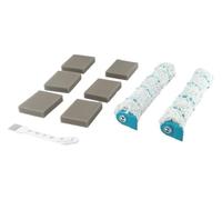 Pexorin Kit di spazzole for la pulizia di spugne for filtri a spazzola a rullo, accessori for la pulizia, for rulli e filtri for pulitori a umido Filtro per aspirapolvere