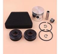 Pexorin Kit fasce elastiche da 41,1 mm, for Partner 350 351 352 370, filtro dell'aria paraolio cuscinetto ad ago motore motosega parti del motore Kit cuscinetto albero motore motosega