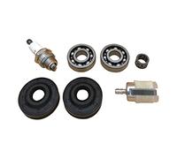 Pexorin Kit filtro carburante candela albero motore paraolio cuscinetto a sfere, for Husqvarna, 142 141 136 137 36 41 parti motosega Kit cuscinetto albero motore motosega