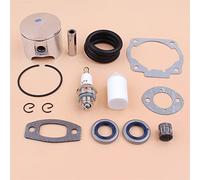 Pexorin Kit guarnizione marmitta cilindro tubo flessibile del carburante da 46 mm, for Husqvarna 55, for Rancher, parti del motore del motore della motosega Kit cuscinetto albero motore motosega
