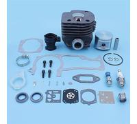 Pexorin Kit guarnizioni pistone cilindro Big Bore da 52 mm, for Husqvarna, 372 365 371 362 372XP Parte di ricambio paraolio aspirazione motosega Kit cuscinetto albero motore motosega