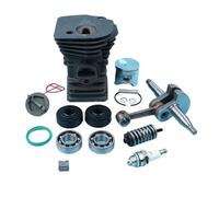 Pexorin Kit paraolio cuscinetto a sfere albero motore pistone cilindro 42MM, for Husqvarna, motosega 340 345 Tappo carburante manubrio AV Primavera 503870276 Kit cuscinetto albero motore motosega